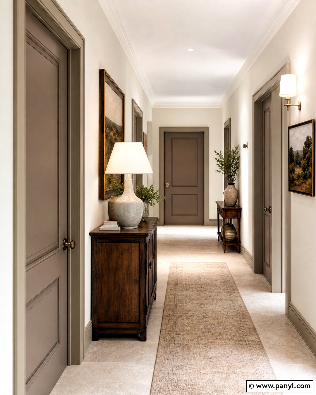 Warm Taupe Indoor Door - 20 indoor door colors