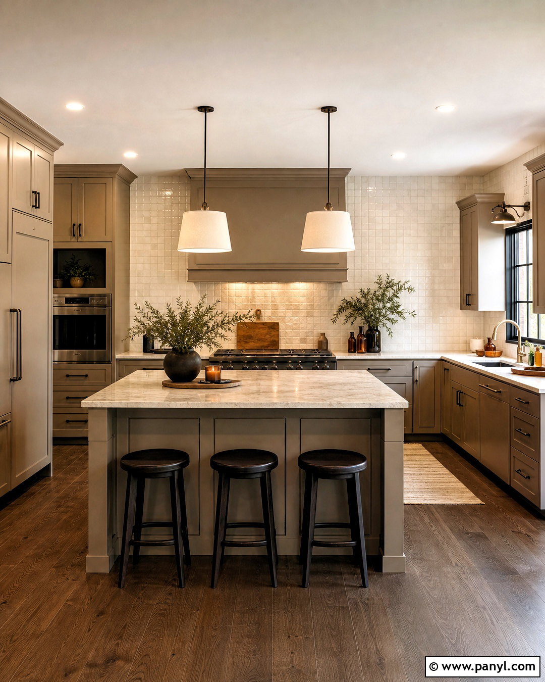 Warm Taupe Kitchen - 20 warm kitchen colors
