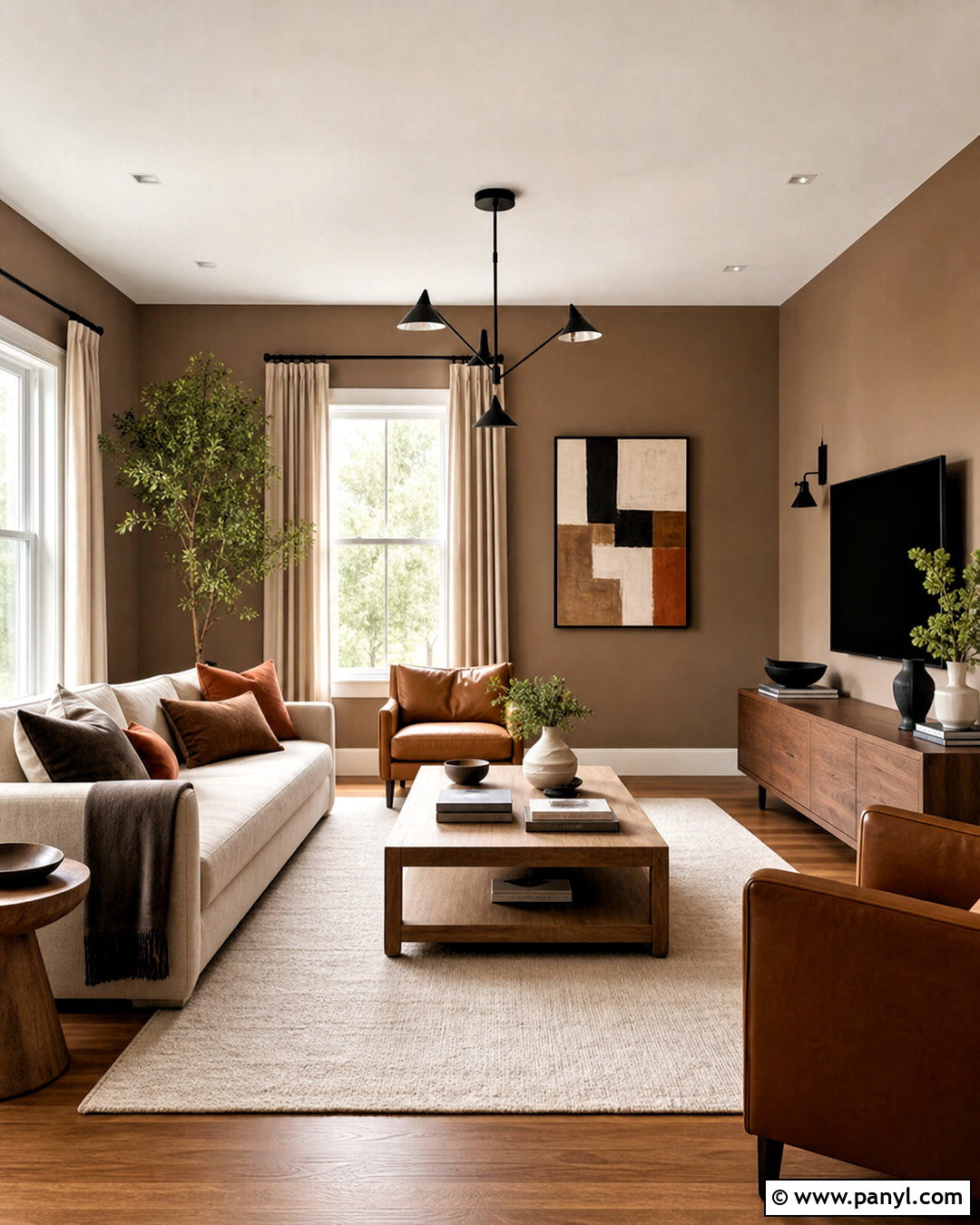 Warm Taupe Living Room - 20 taupe interior ideas