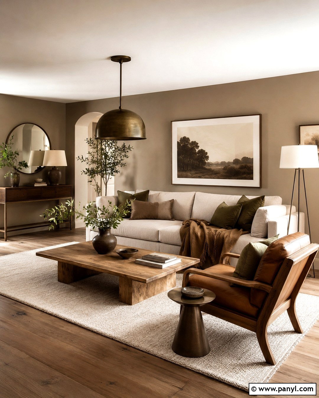 Warm Taupe Living Room Wall Color - 20 Brown Beige Wall Color Ideas