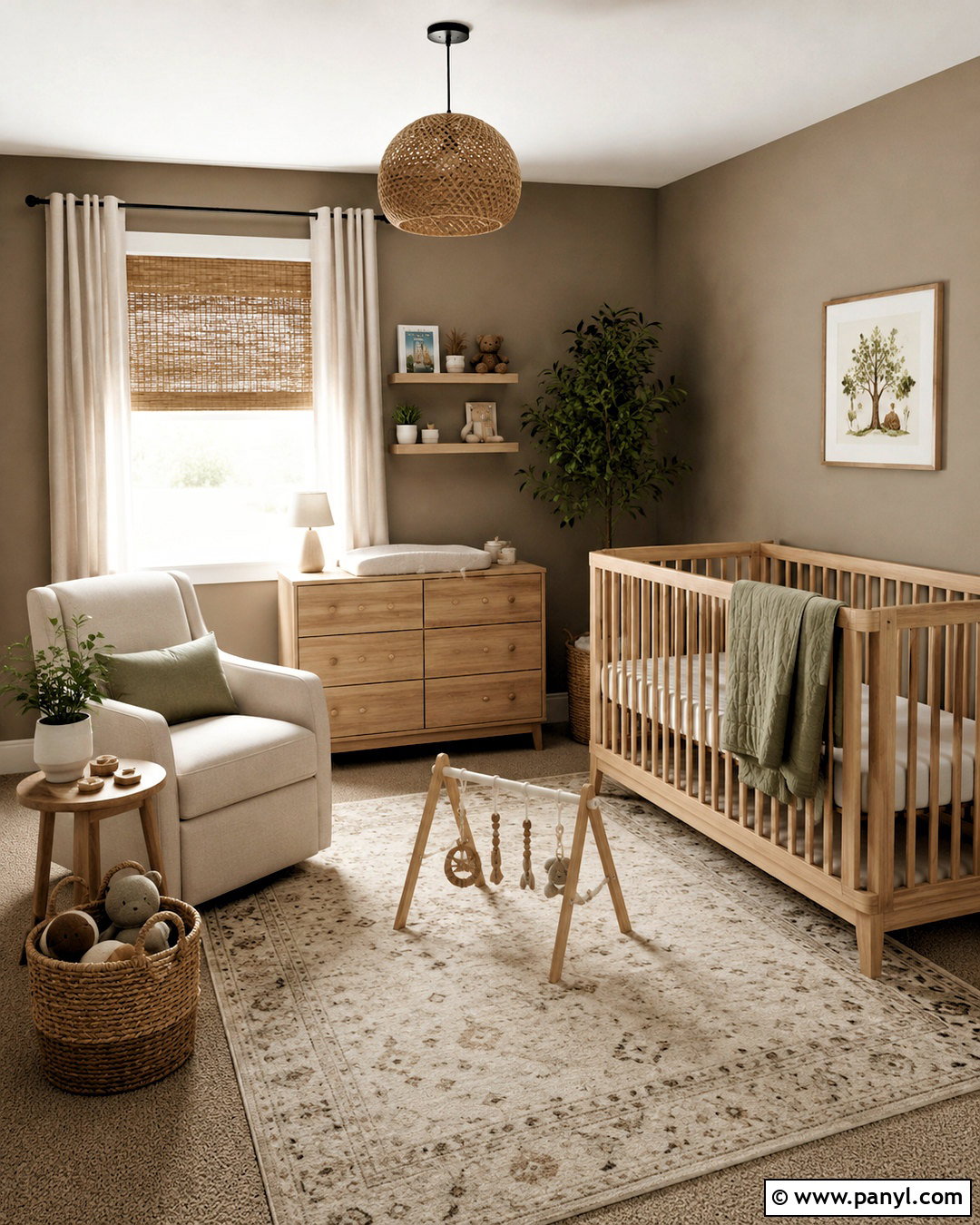 Warm Taupe Nursery Walls - 20 Warm Earthy Tone Walls