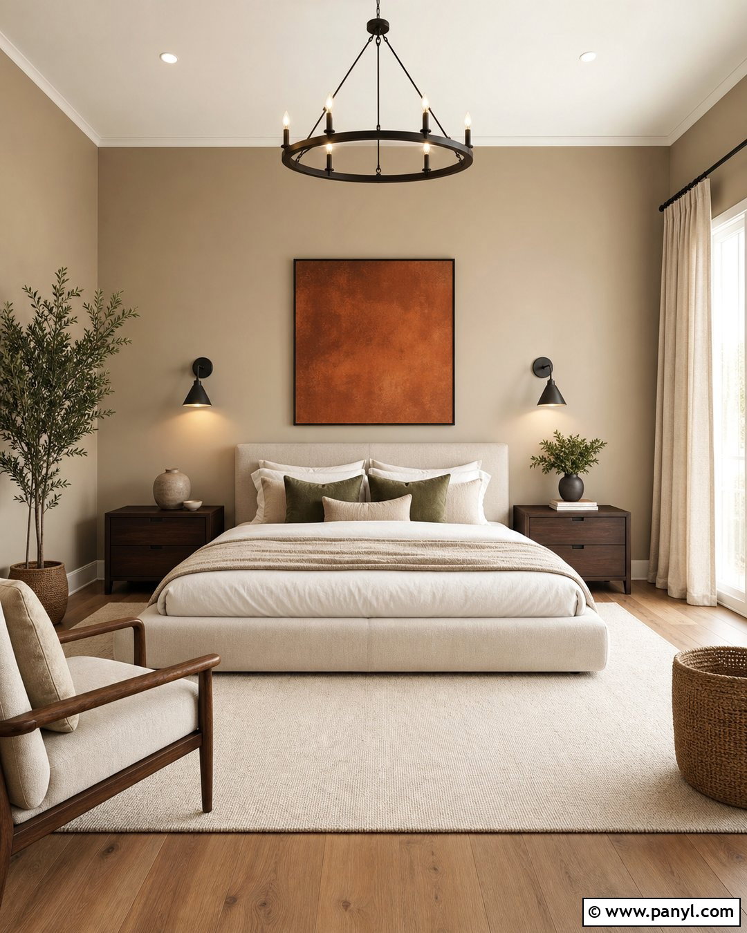 Warm Taupe Room Walls - 35 Aesthetic Room Wall Color Ideas