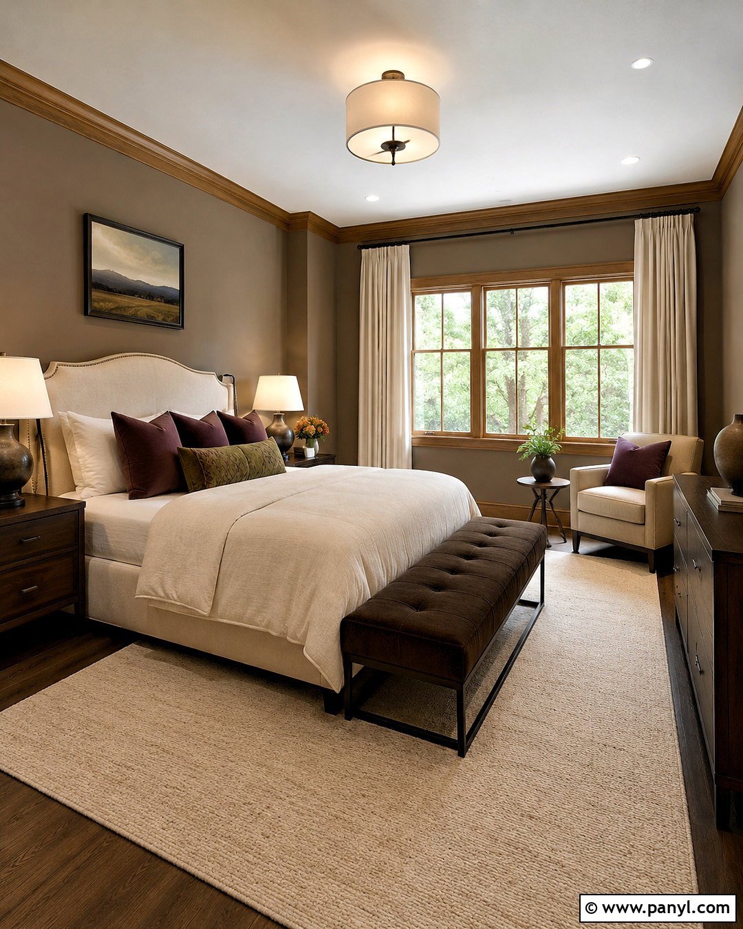 Warm Taupe Walls With Oak Trim - 20 Wall Colors For Oak Trim Ideas