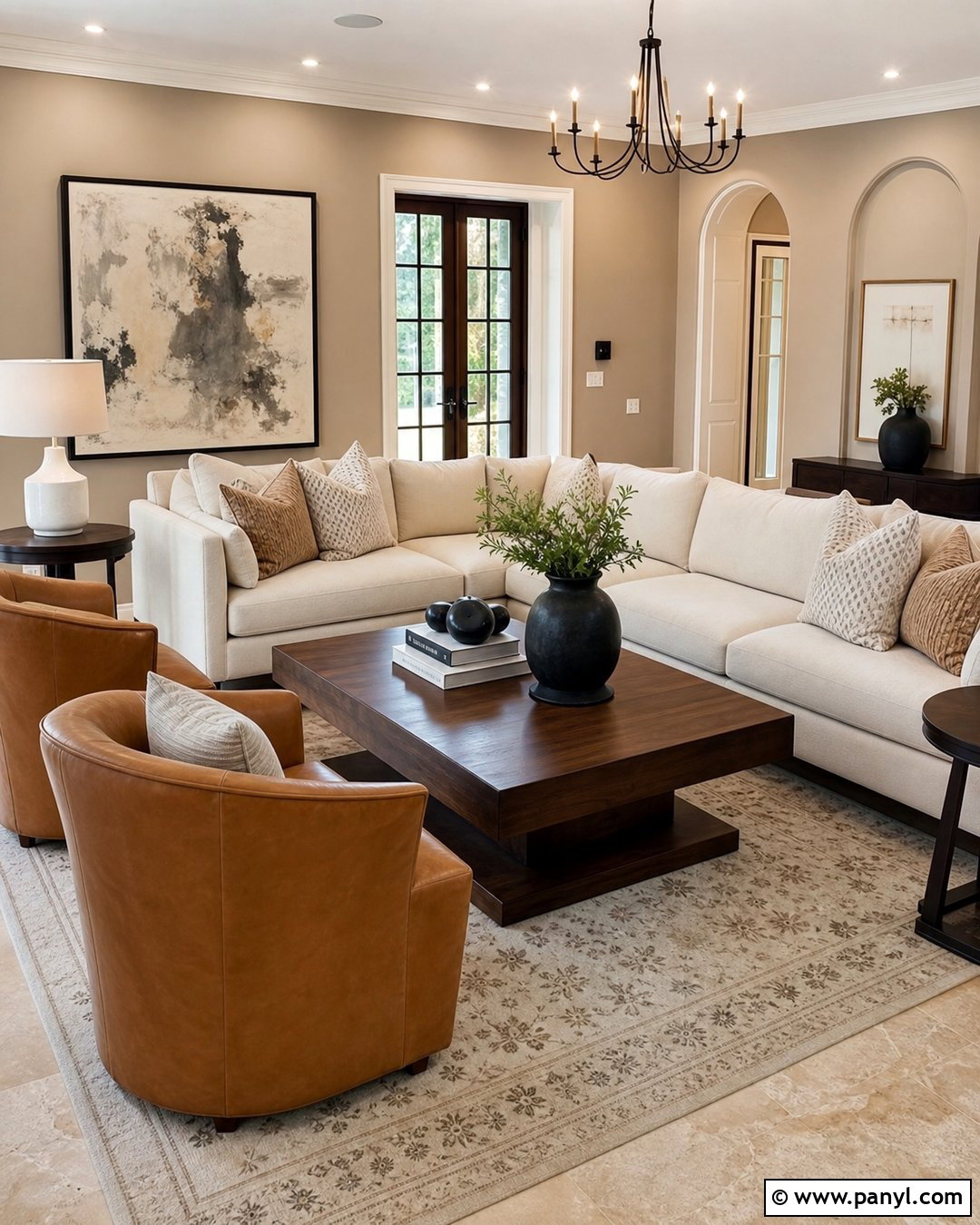 Warm Taupe Walls With Travertine Floors - 20 Best Wall Color For Travertine Floors