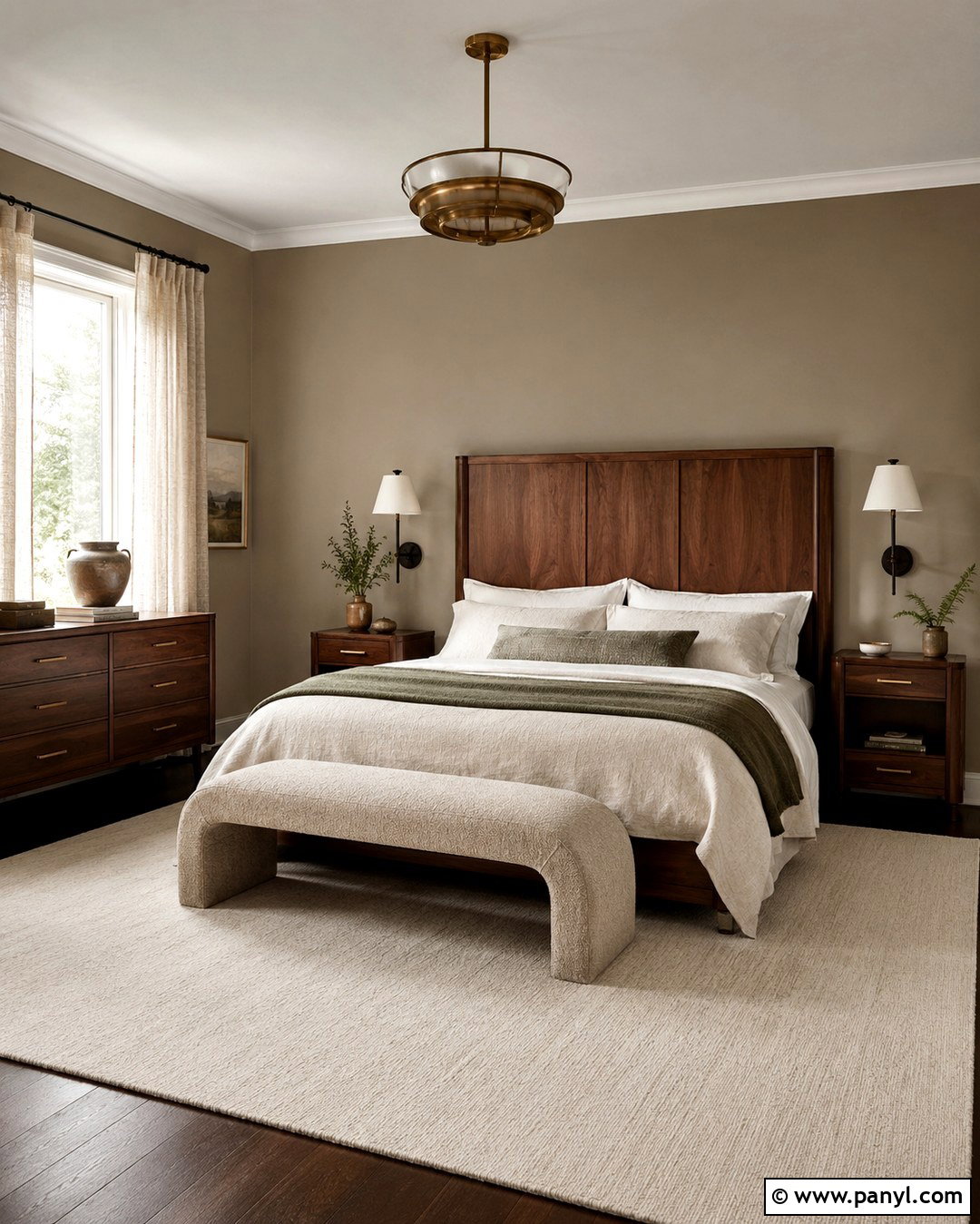 Warm Taupe Walls With Walnut Furniture - 20 Best Wall Color For Walnut Furniture Ideas