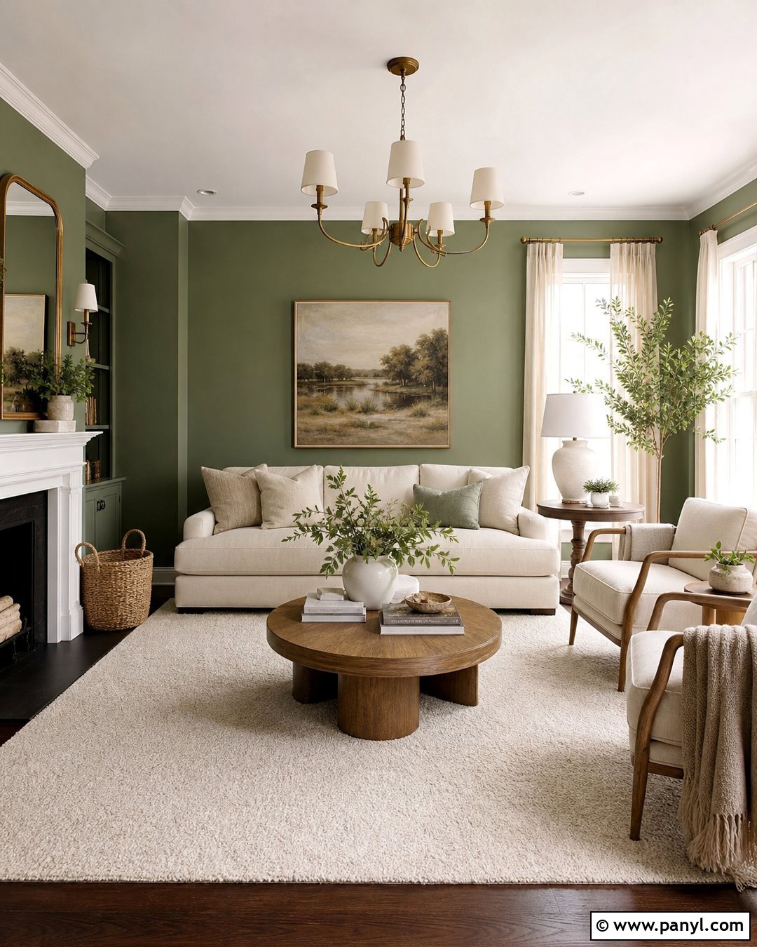 Warm White Accent Color For Green Walls - 20 Accent Color For Green Walls