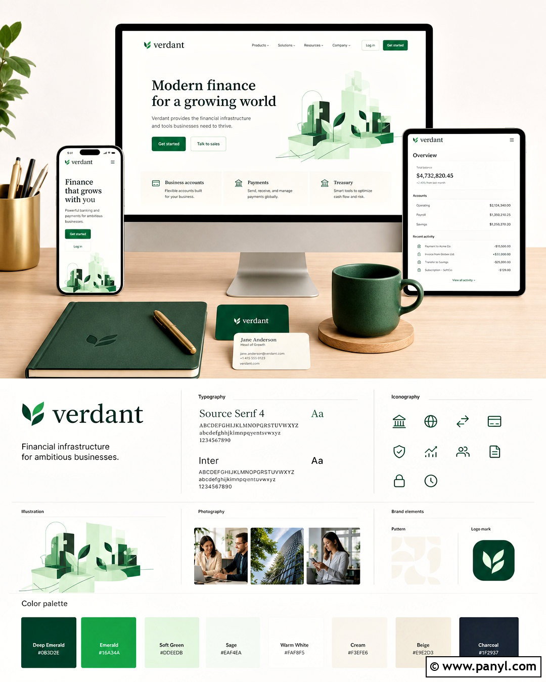 Warm White And Emerald Tech Color Palette - 20 tech colour palette ideas