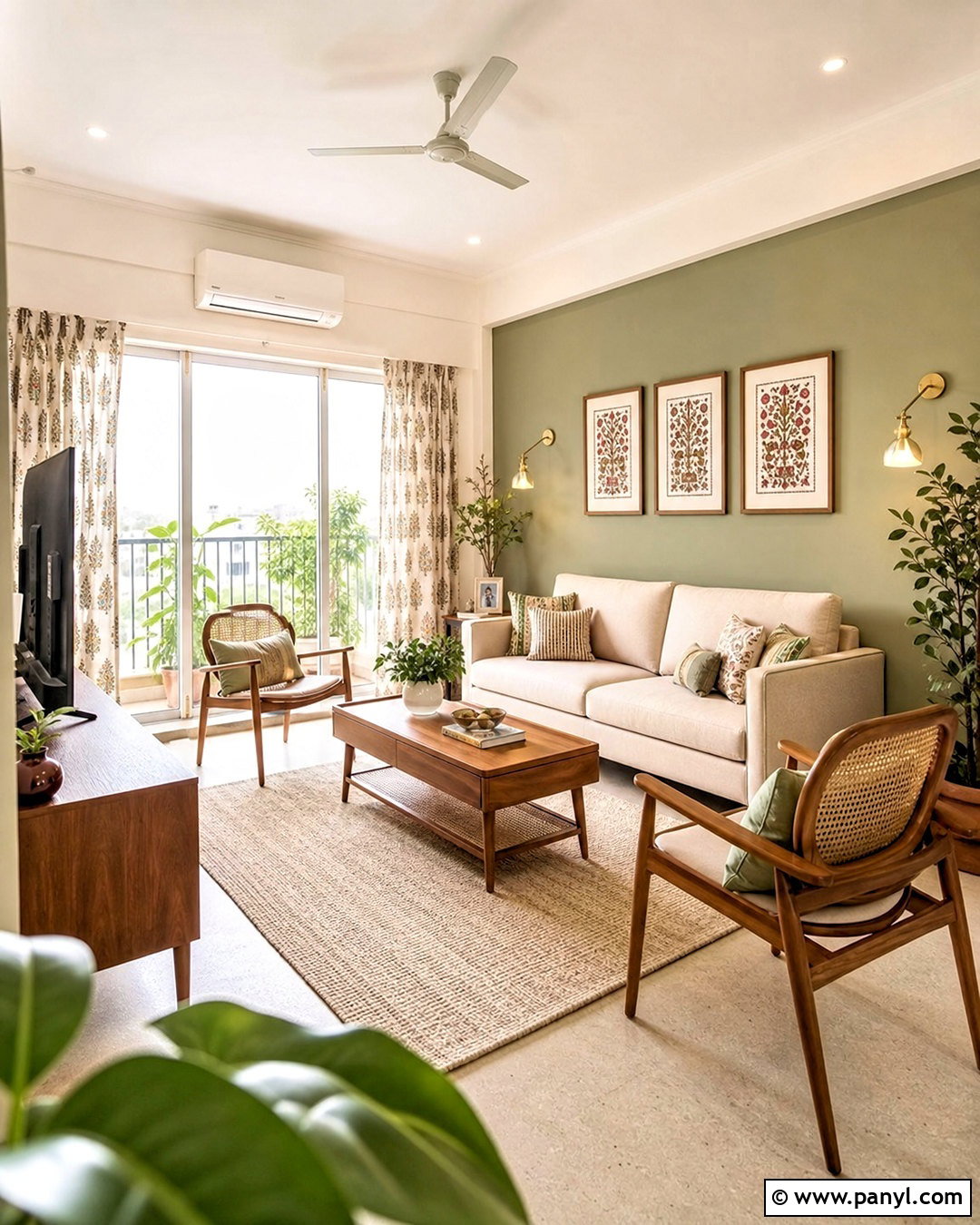 Warm White And Sage Green Hall Colour - 20 hall colour ideas indian ideas