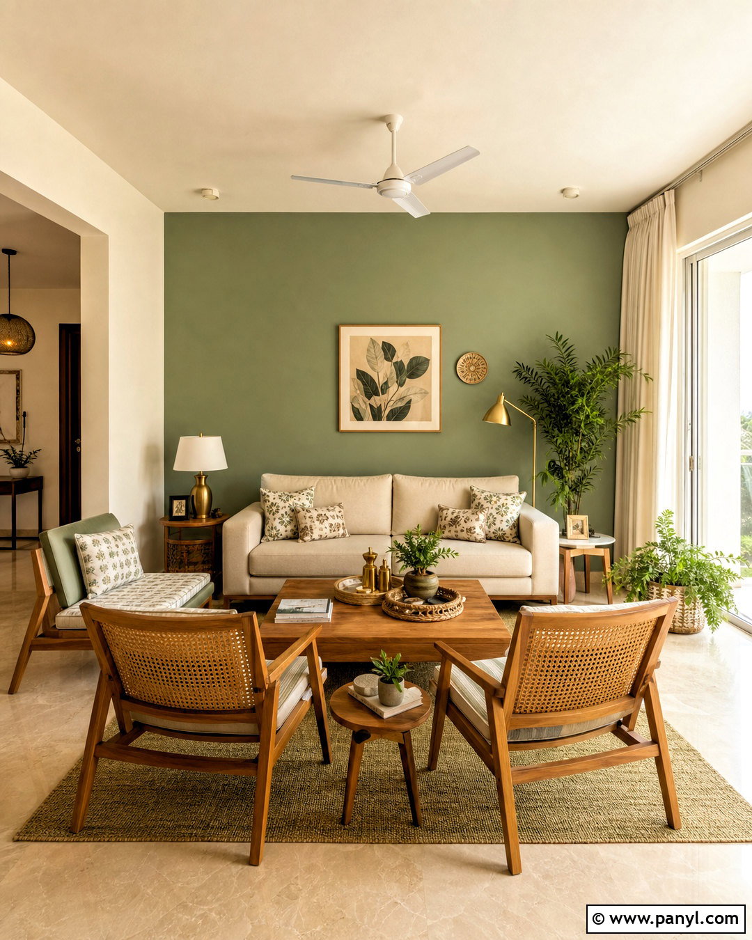 Warm White And Sage Green Hall Paint - 20 hall colour paint living rooms indian ideas