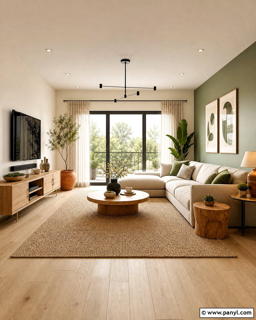 Warm White And Sage Green Hall Walls - 20 hall painting wall colors combination ideas