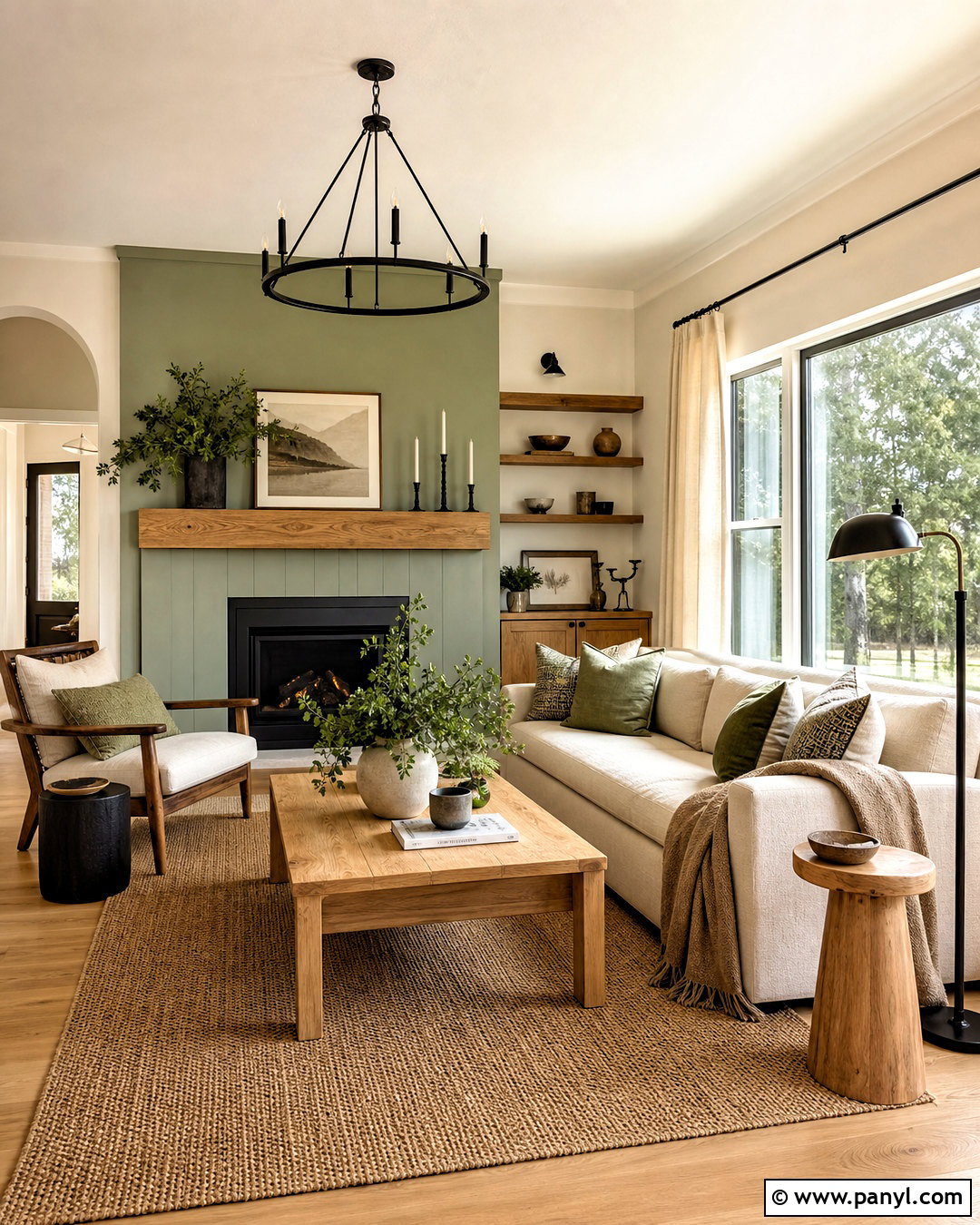 Warm White And Sage Green Walls - 20 best colour combinations for walls
