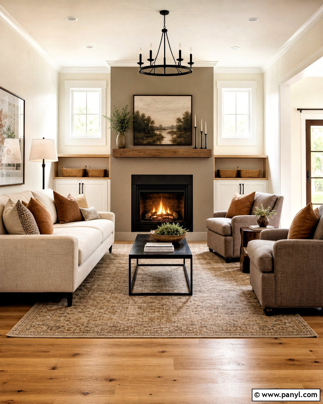 Warm White And Soft Greige Paint Scheme - 20 indoor paint colors schemes