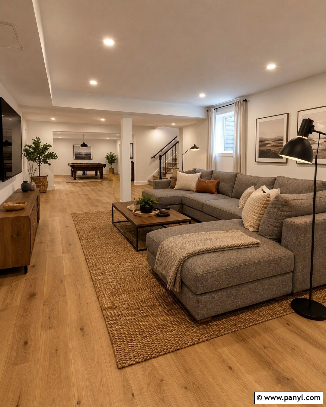 Warm White Basement Wall Color - 20 Wall Color For Basement Ideas