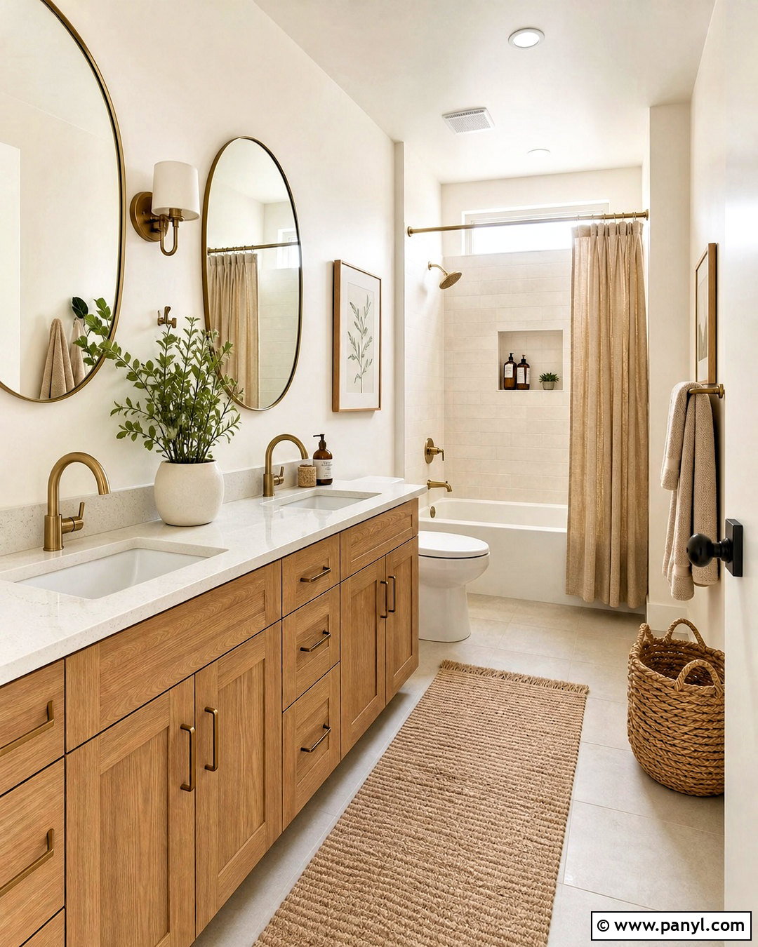 Warm White Bathroom Paint - 20 popular bathroom paint colors