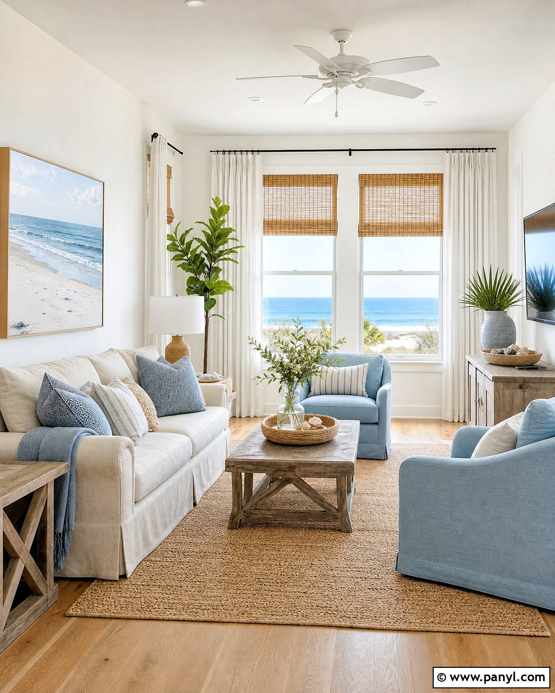 20 Beachy Paint Colors for a Breezy, Relaxed Coastal Home