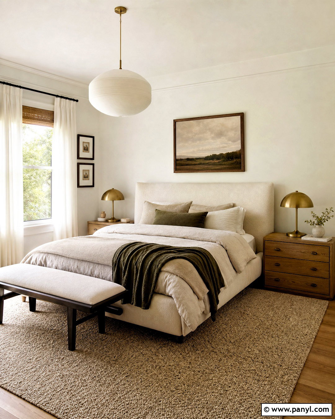 Warm White Bedroom - 20 light bedroom colors