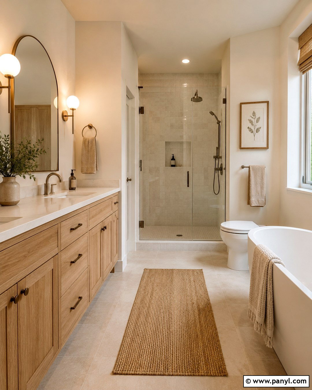 Warm White Beige Bathroom - 20 Beige Bathroom Colors