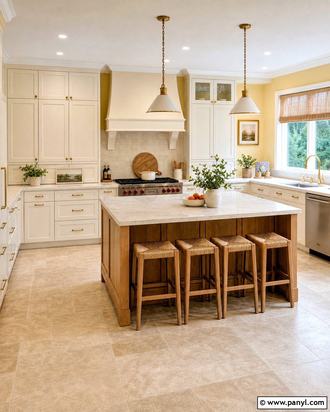 Warm White Cabinets With Yellow Walls - 20 what color cabinets go with yellow walls