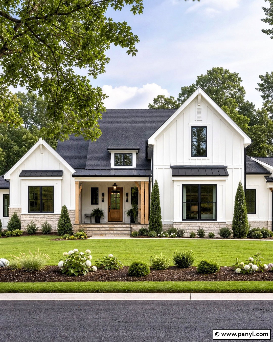 Warm White Exterior House Paint - 20 external house paint colors
