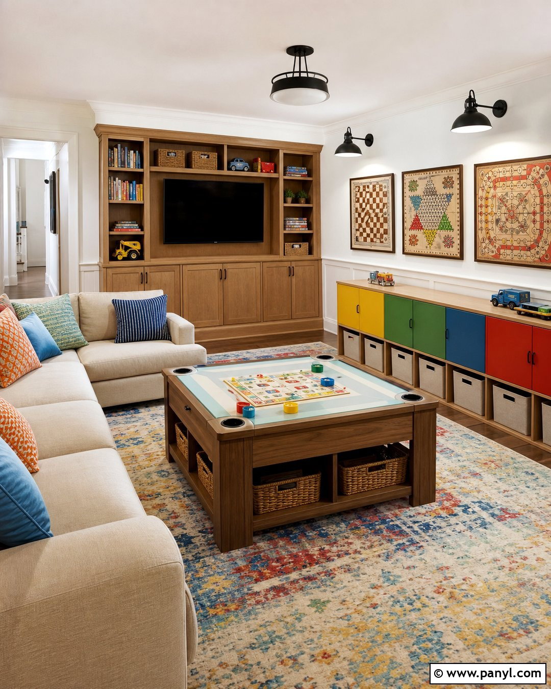 Warm White Game Room - 20 Best Wall Color For Game Room Ideas