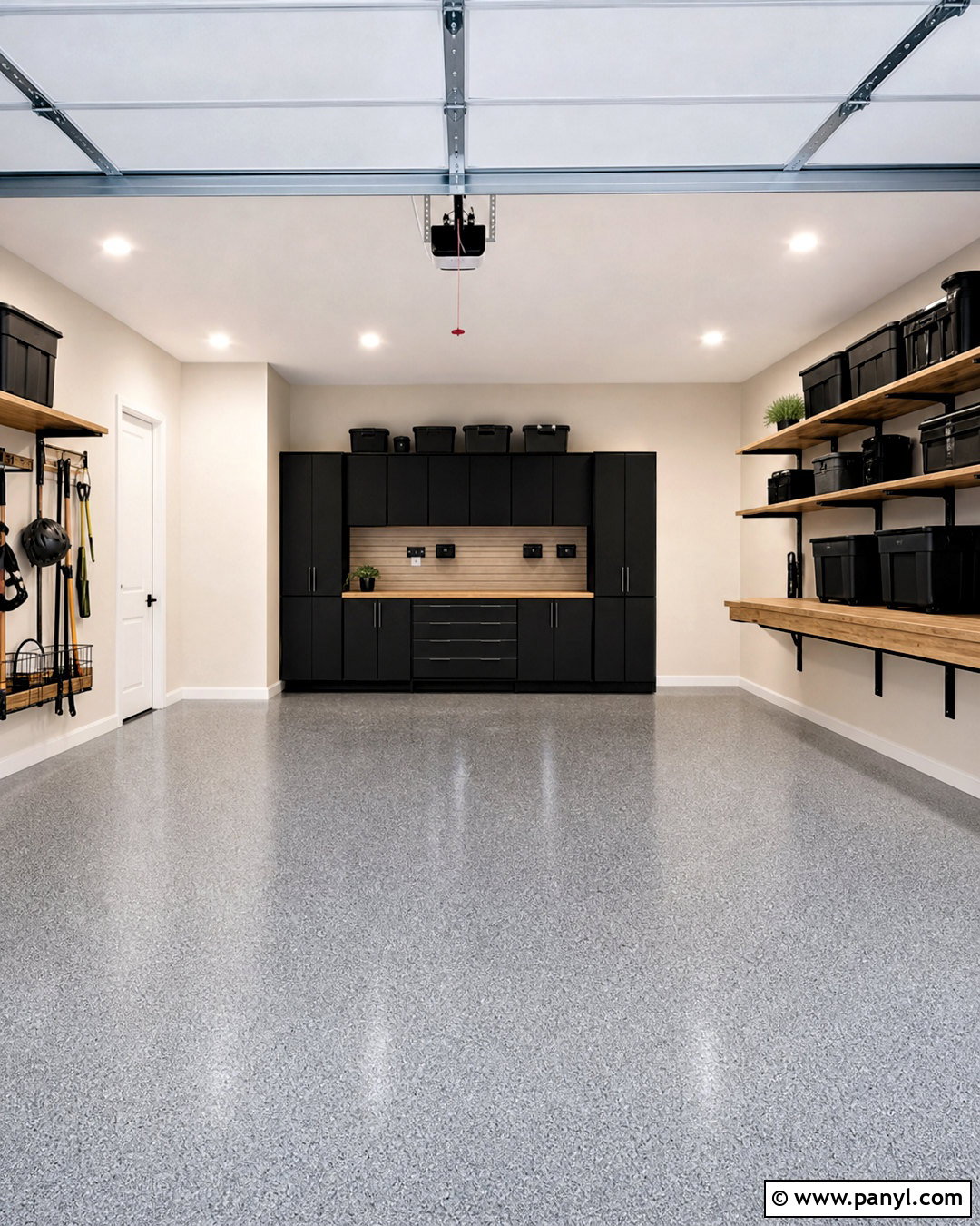 Warm White Garage Walls - 20 garage colors wall ideas