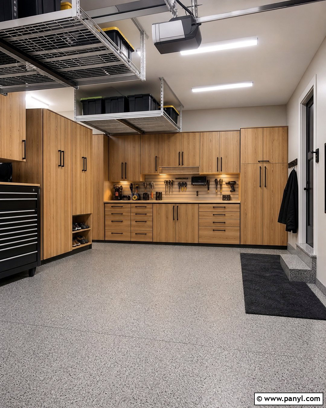 Warm White Garage Walls - 20 Neutral Color Garage Walls