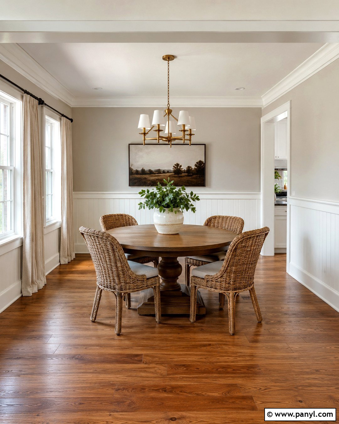 Warm White Half Beadboard - 20 Half Beadboard Wall Paint Colors