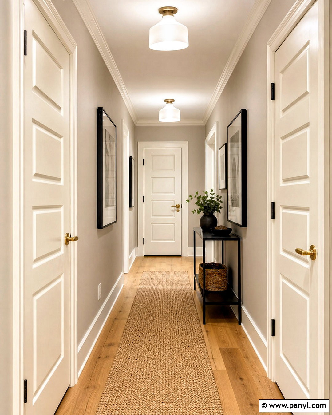 Warm White Hallway Doors - 20 hallway door colors