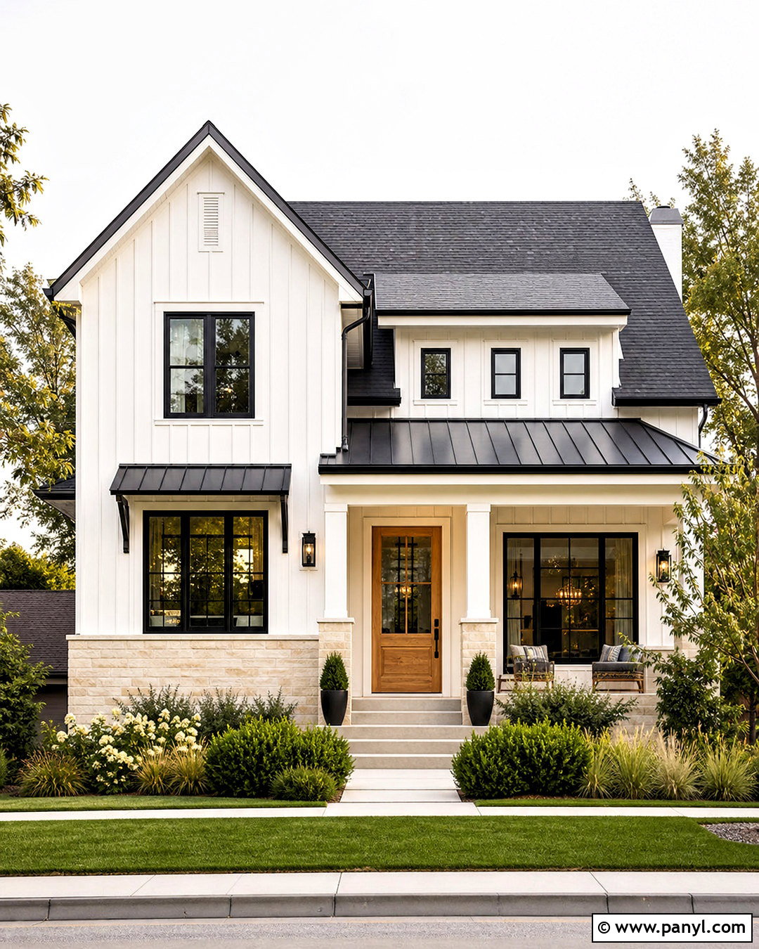 Warm White House Color - 20 modern house colors