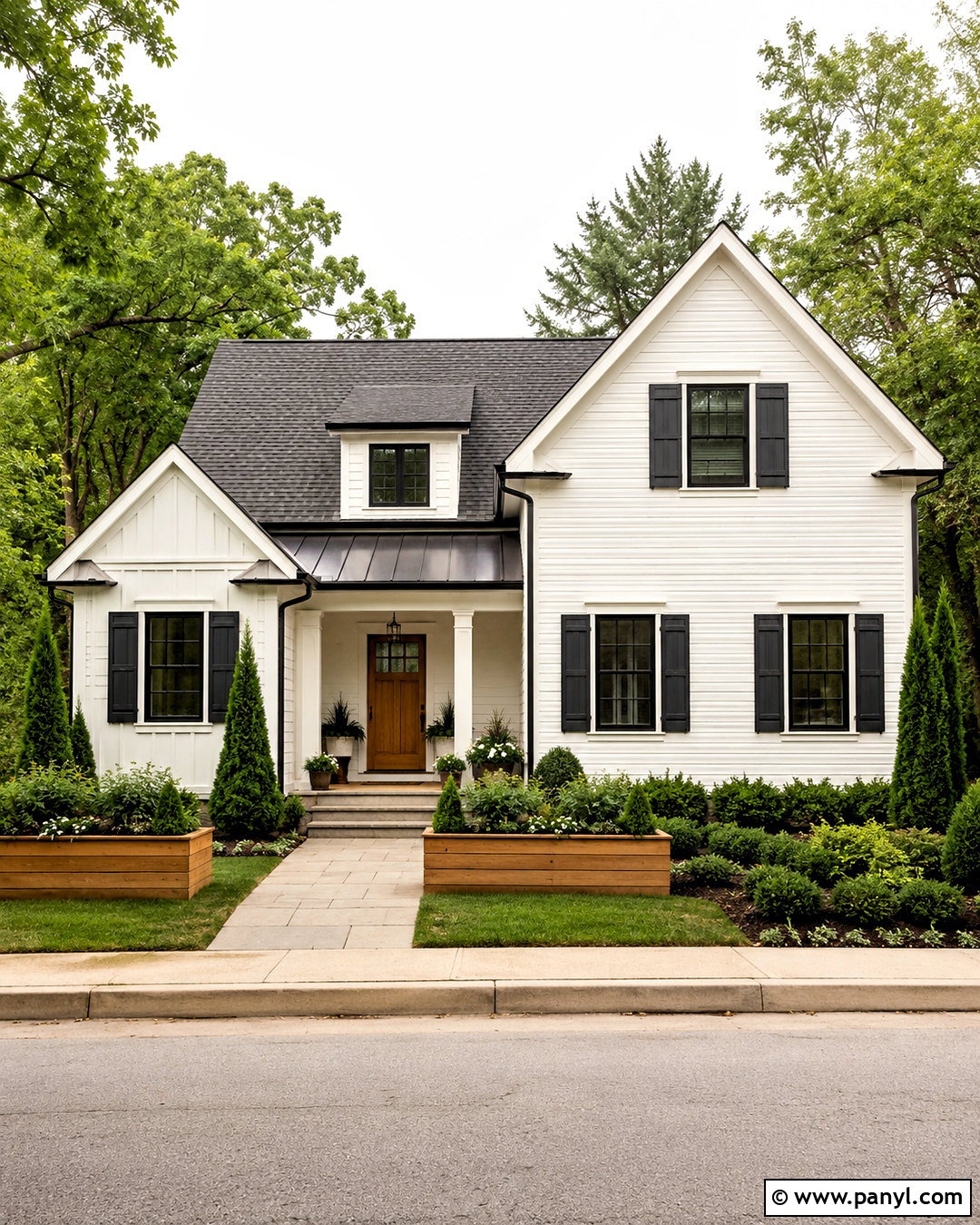 Warm White House Exterior - 20 outer colour of house ideas