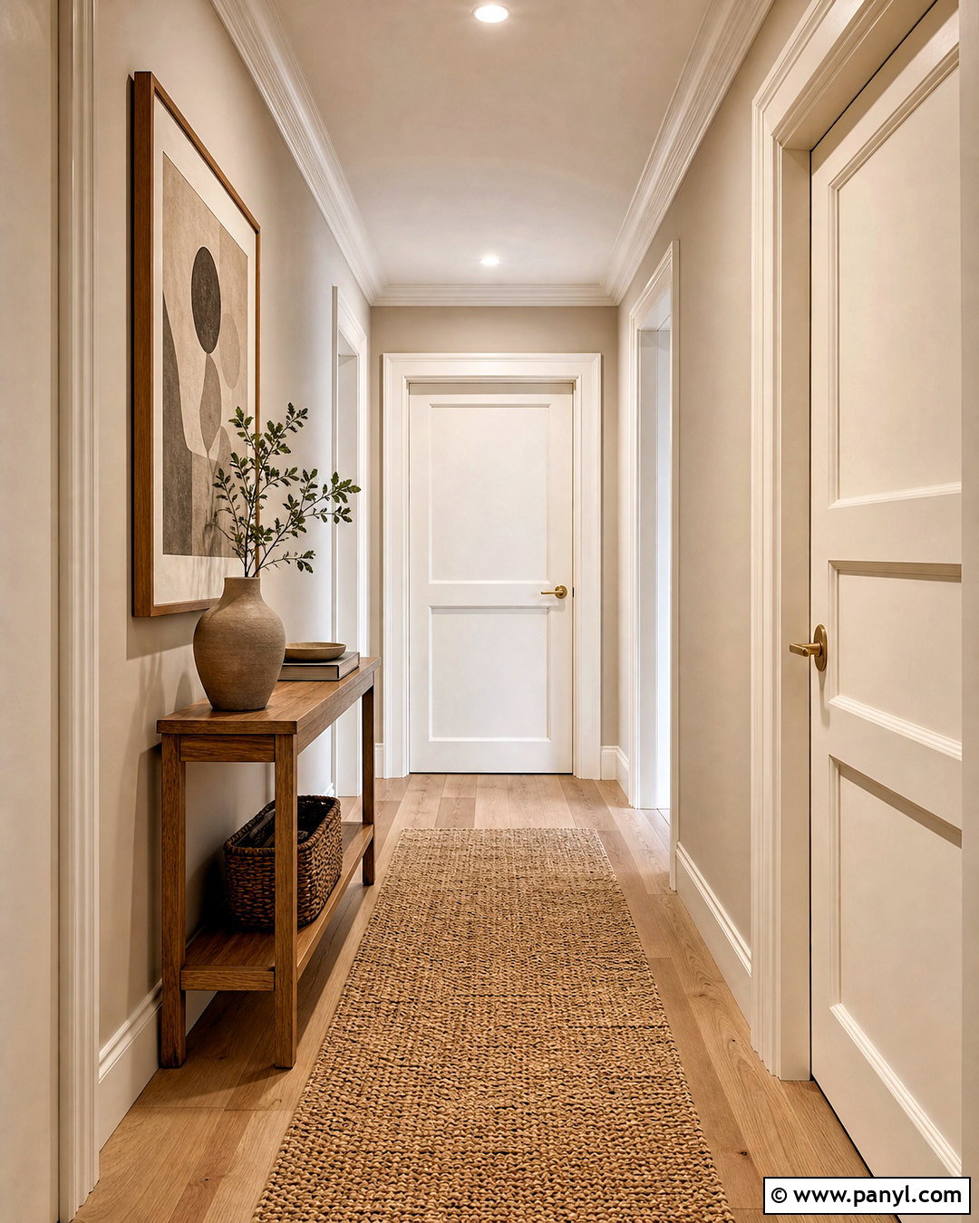Warm White Indoor Door - 20 indoor door colors
