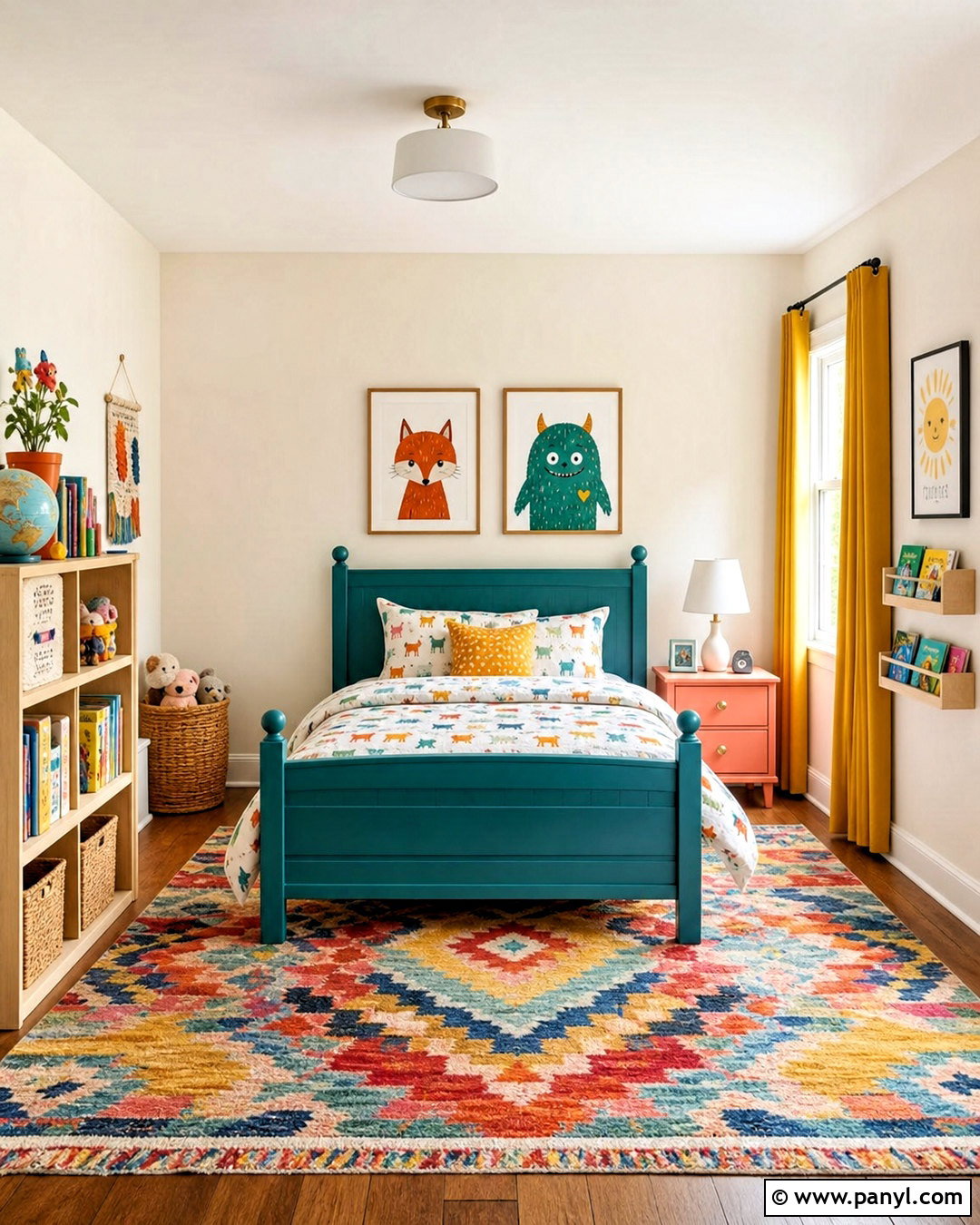 Warm White Kids Room - 20 kids room wall color ideas