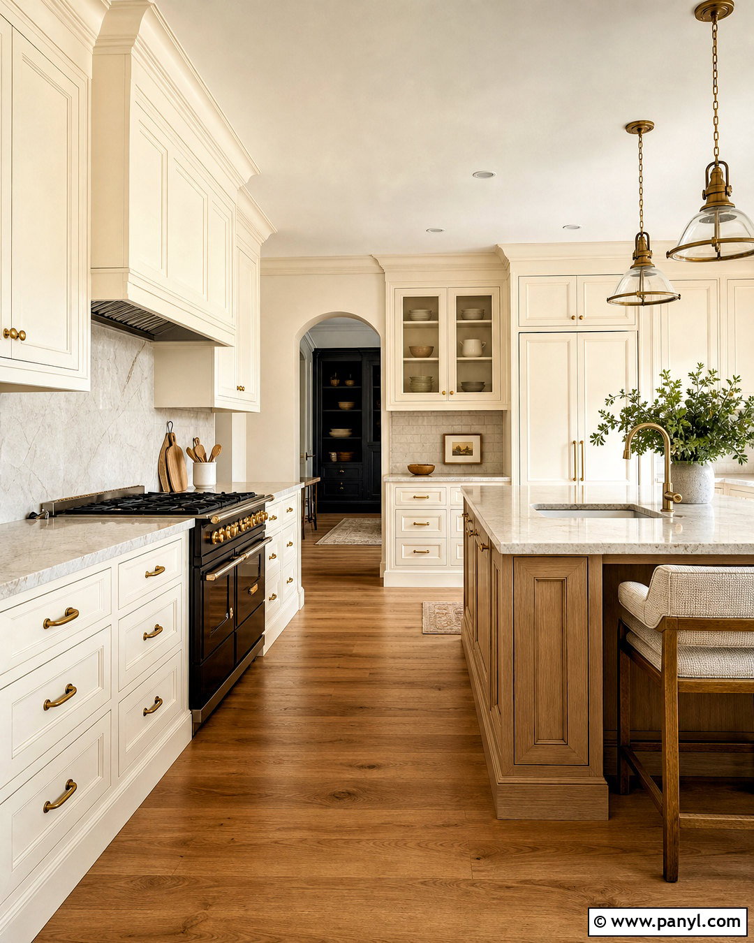 Warm White Kitchen Cabinets With Brass Hardware - 20 warm white kitchen cabinets