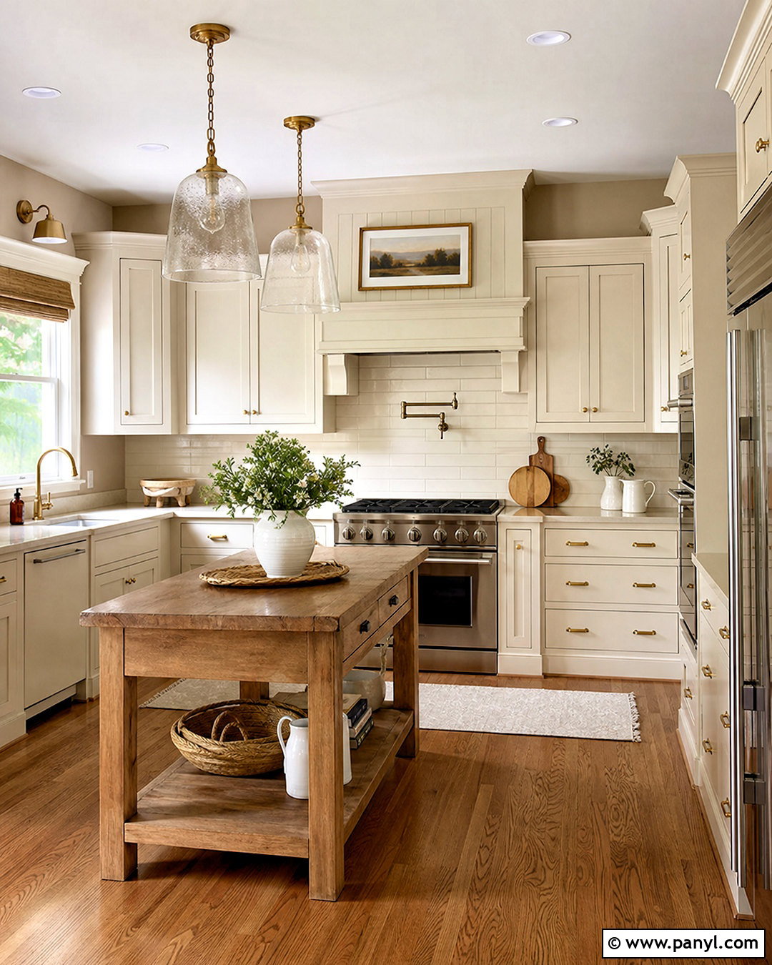 Warm White Kitchen Cabinets With Subway Tile - 20 warm white kitchen cabinets