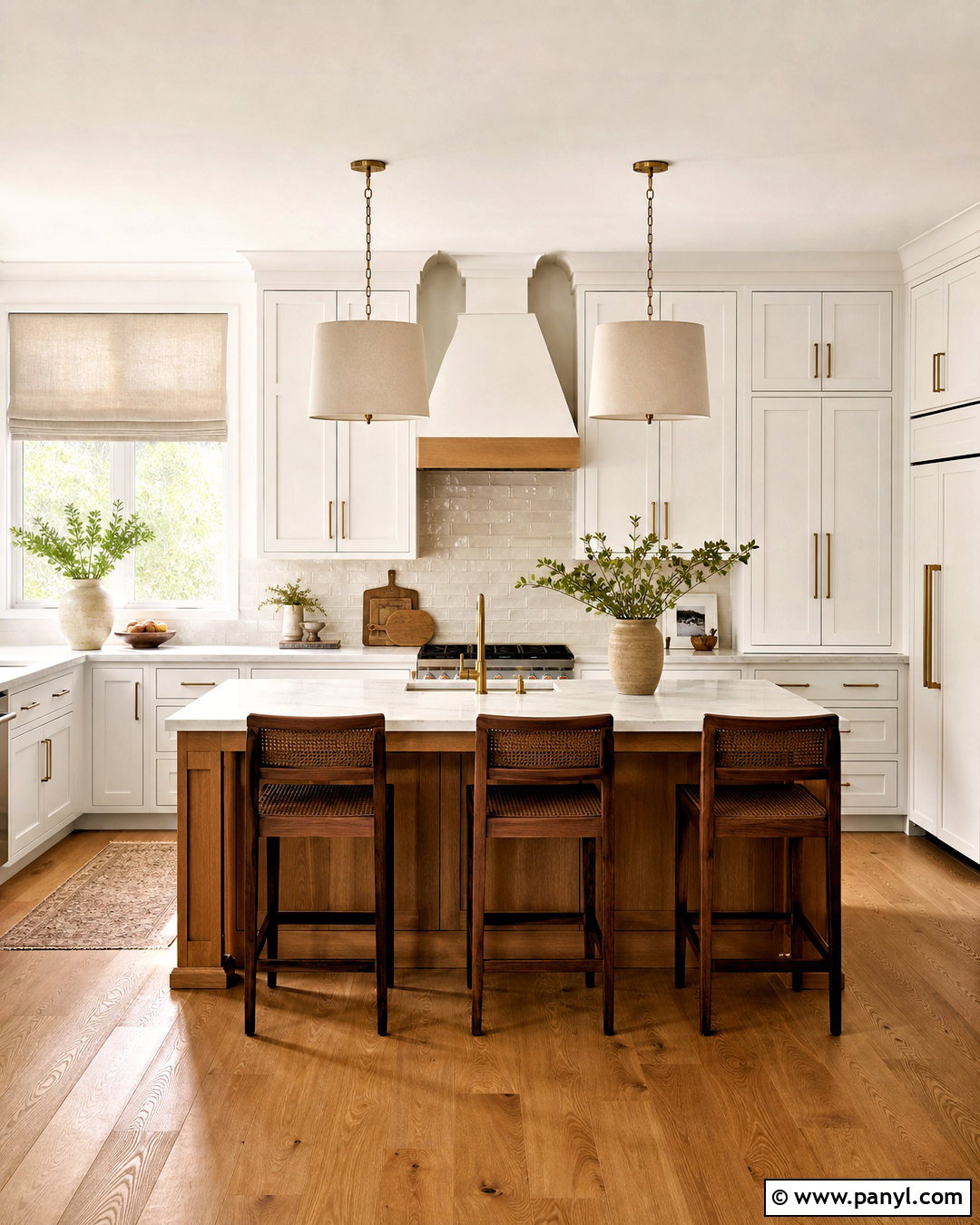 Warm White Kitchen Cabinets - 20 kitchen cabinet color ideas