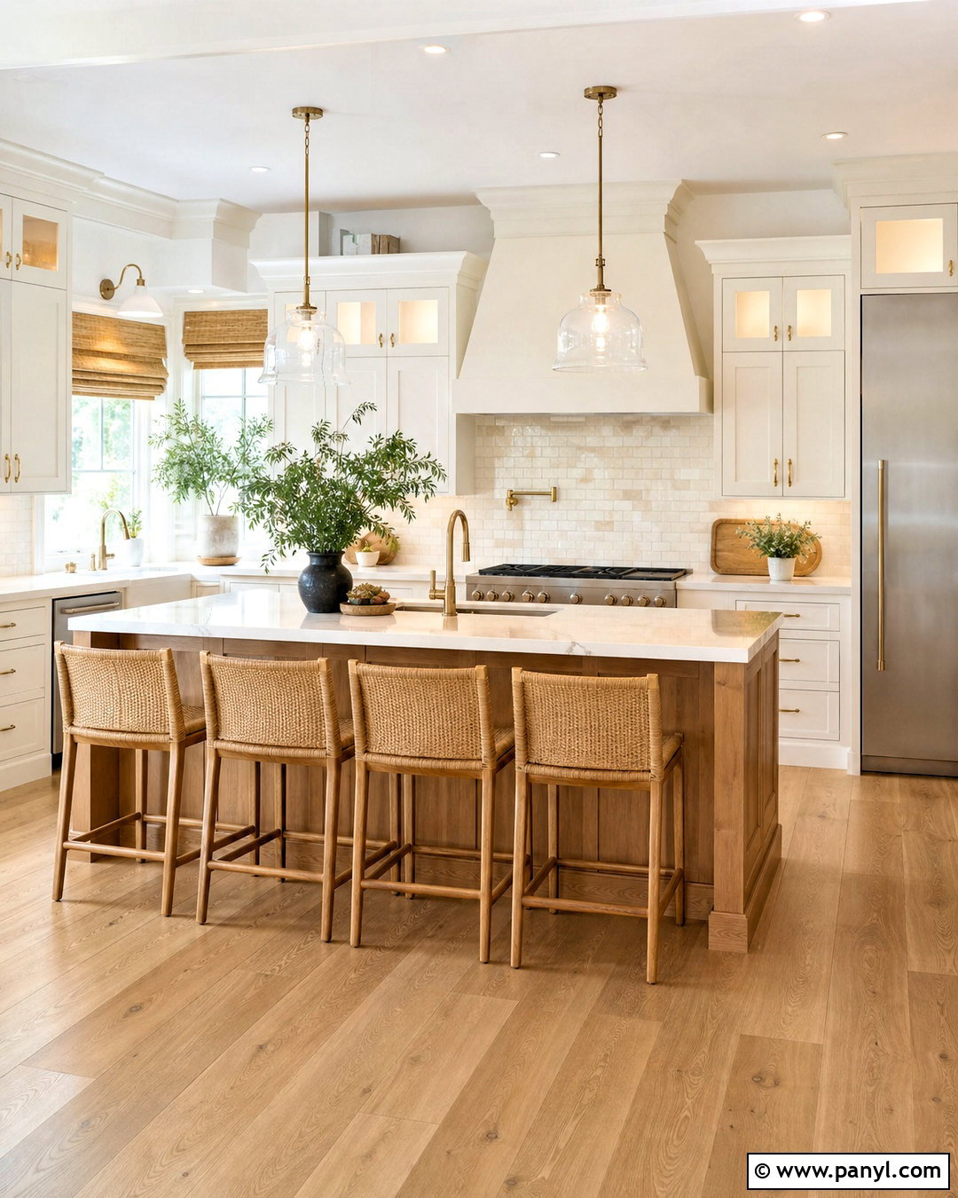 Warm White Kitchen Color Scheme - 20 kitchen room colour ideas