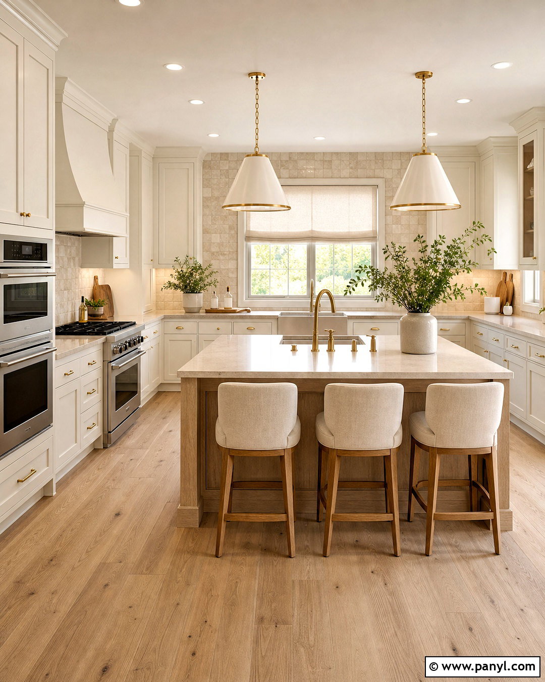 Warm White Kitchen Color Scheme - 20 kitchen colors schemes paint ideas