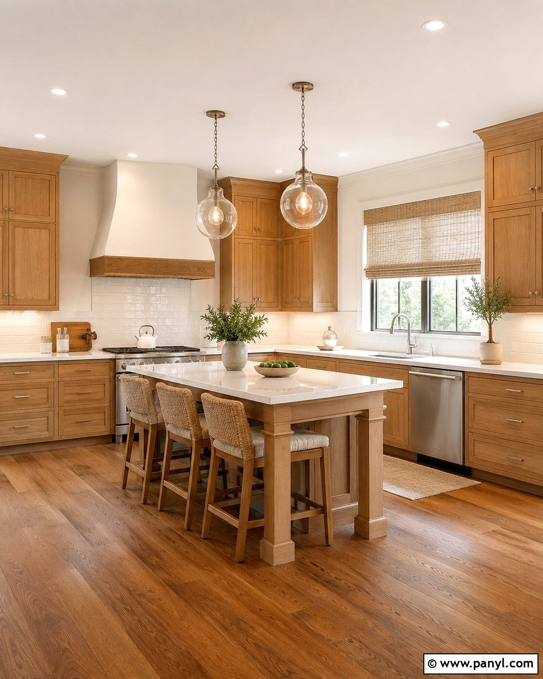 Warm White Kitchen Wall Color - 20 Kitchen Wall Color With Oak Cabinets