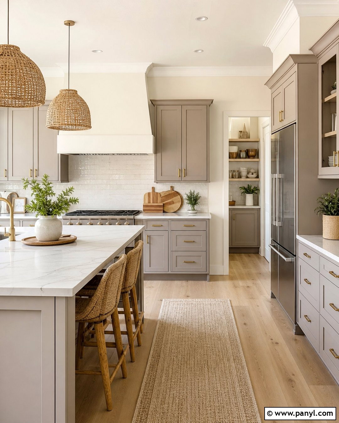 Warm White Kitchen Walls - 35 Kitchen Wall Colors With Grey Cabinets