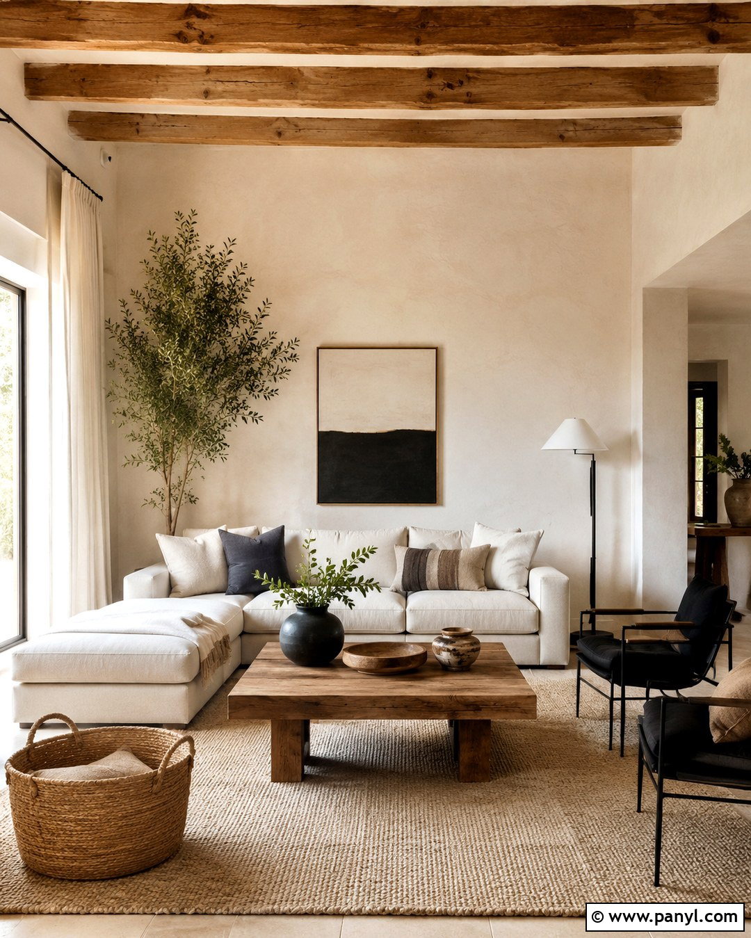 Warm White Limewash Walls - 20 Beautiful Painted Walls