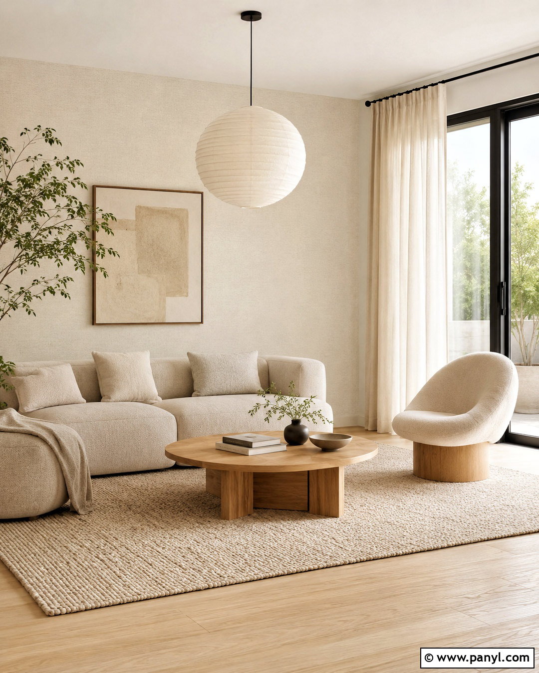 Warm White Linen Wallpaper - 20 neutral minimalist wallpaper ideas