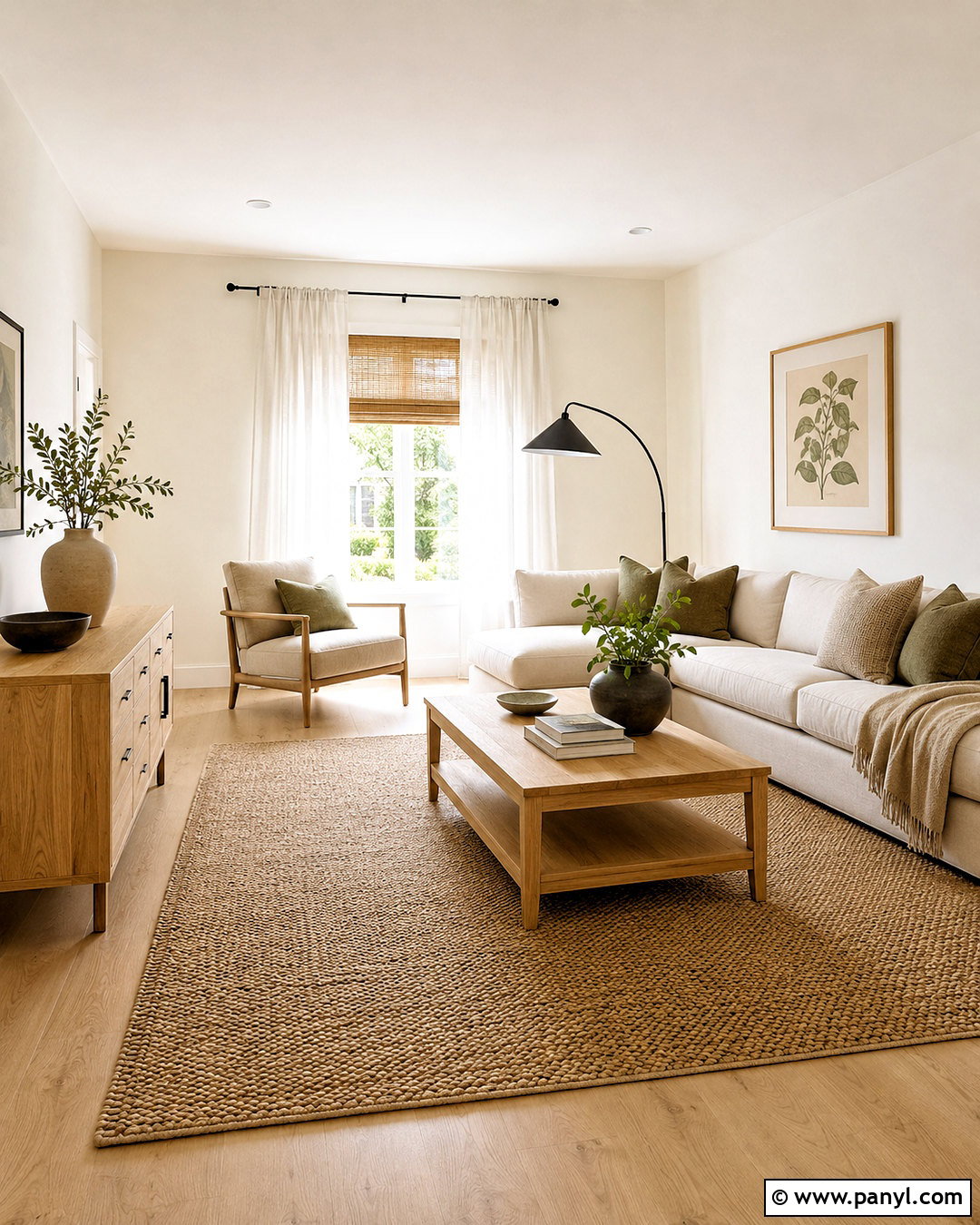 Warm White Living Room - 20 paints for home living rooms