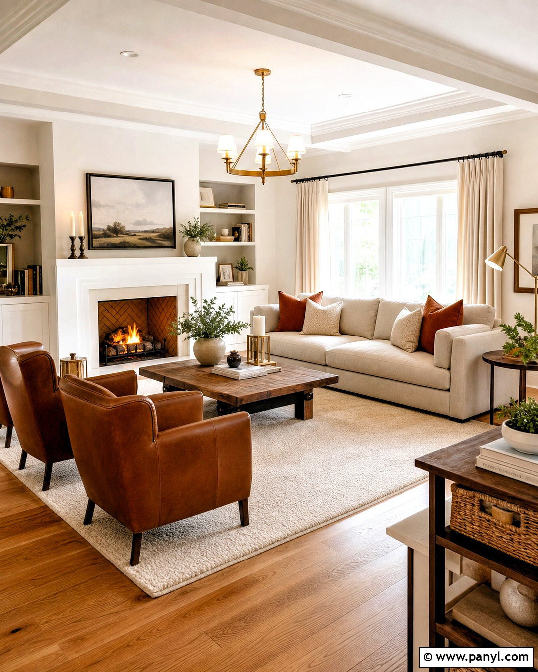 Warm White Living Room Color - 20 warm living room colors
