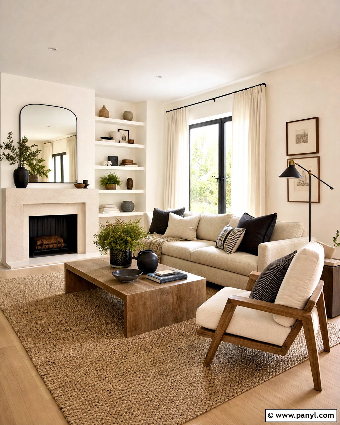 Warm White Living Room Paint - 20 light paint colors for living room ideas