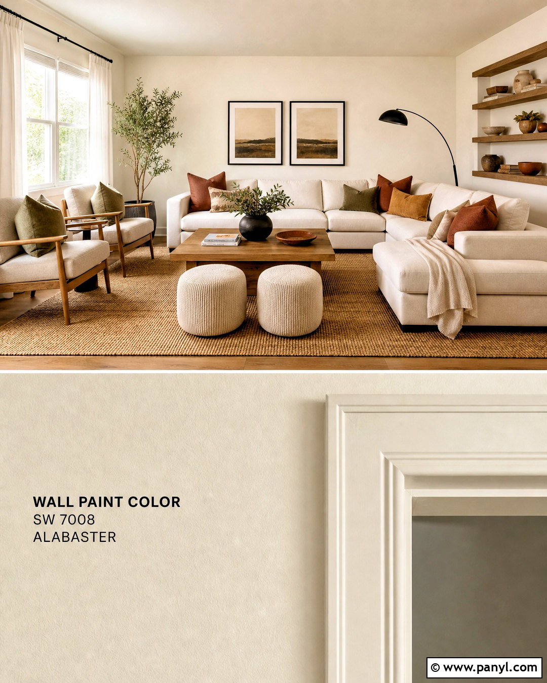 Warm White Living Room Paint Color - 20 room paint colour ideas