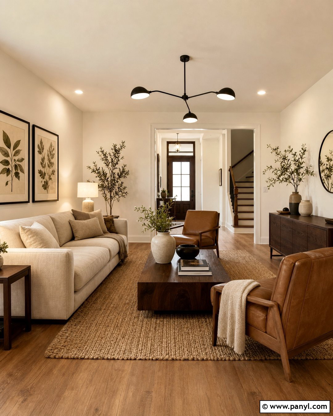 Warm White Living Room Wall Color - 25 Home Interior Wall Colors