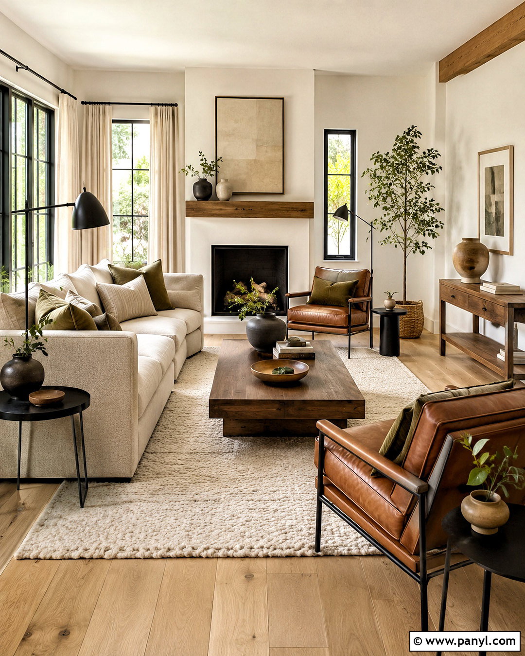 Warm White Living Room Walls - 20 light wall colors for living room ideas