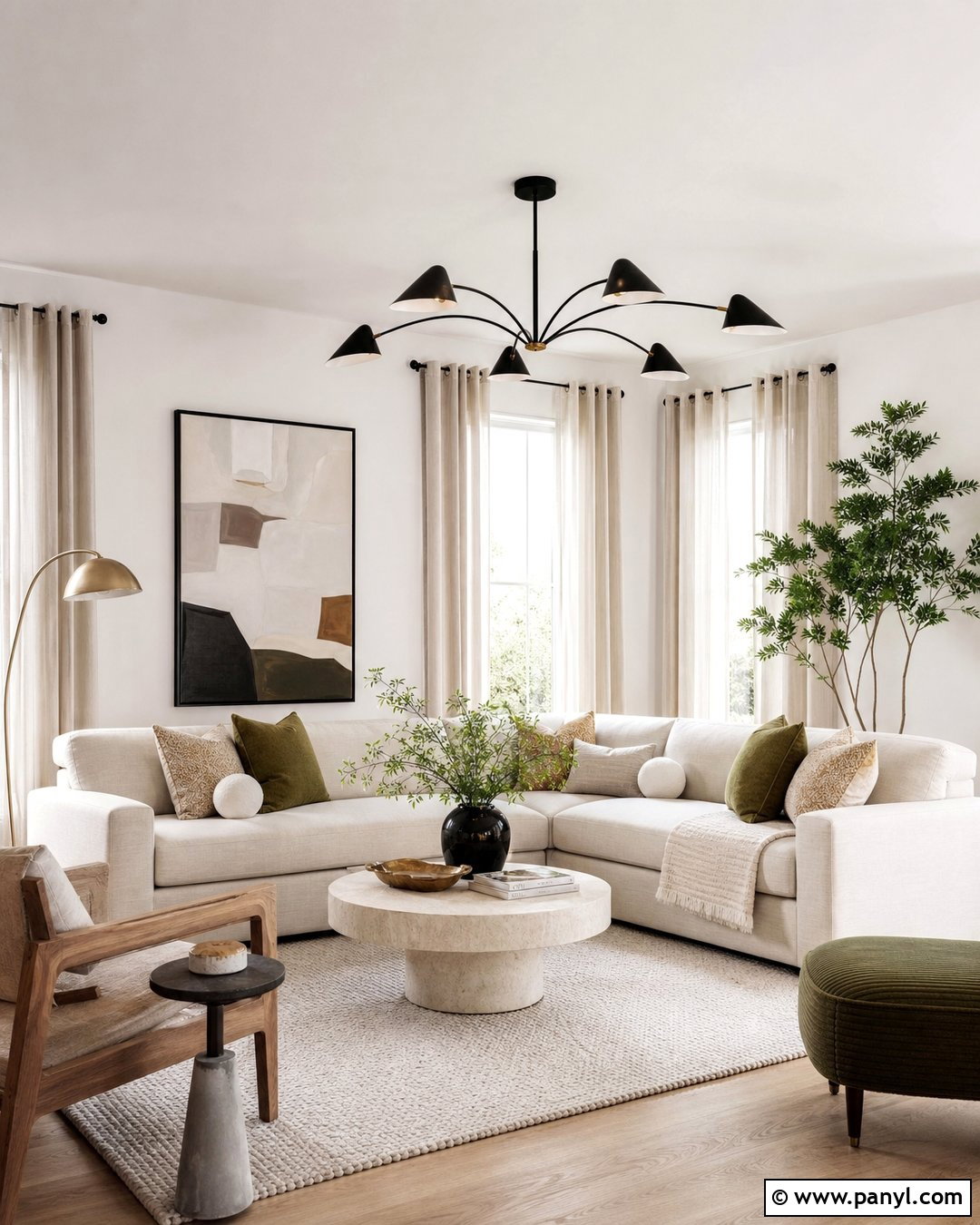 Warm White Living Room Walls - 20 Modern House Wall Colors