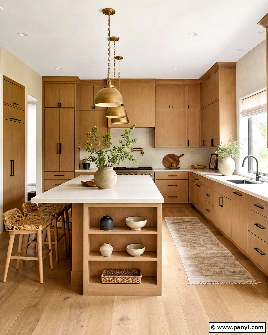 Warm White Oak Kitchen - 20 kitchen inspo ideas