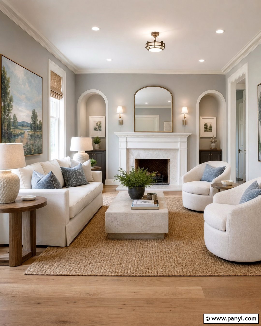 Warm White Paint With Gray Walls - 20 Paint Colors That Go With Gray Walls